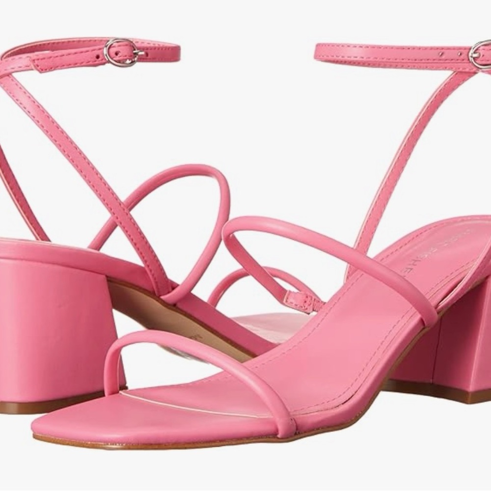 Marc Fisher Hot Pink Block Heel Sandals